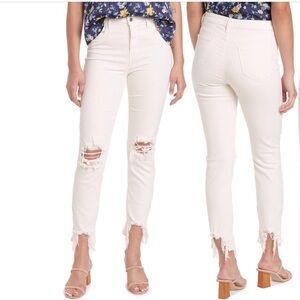 NEW L’AGENCE High Line High Rise Skinny Jeans Vintage White Size 26